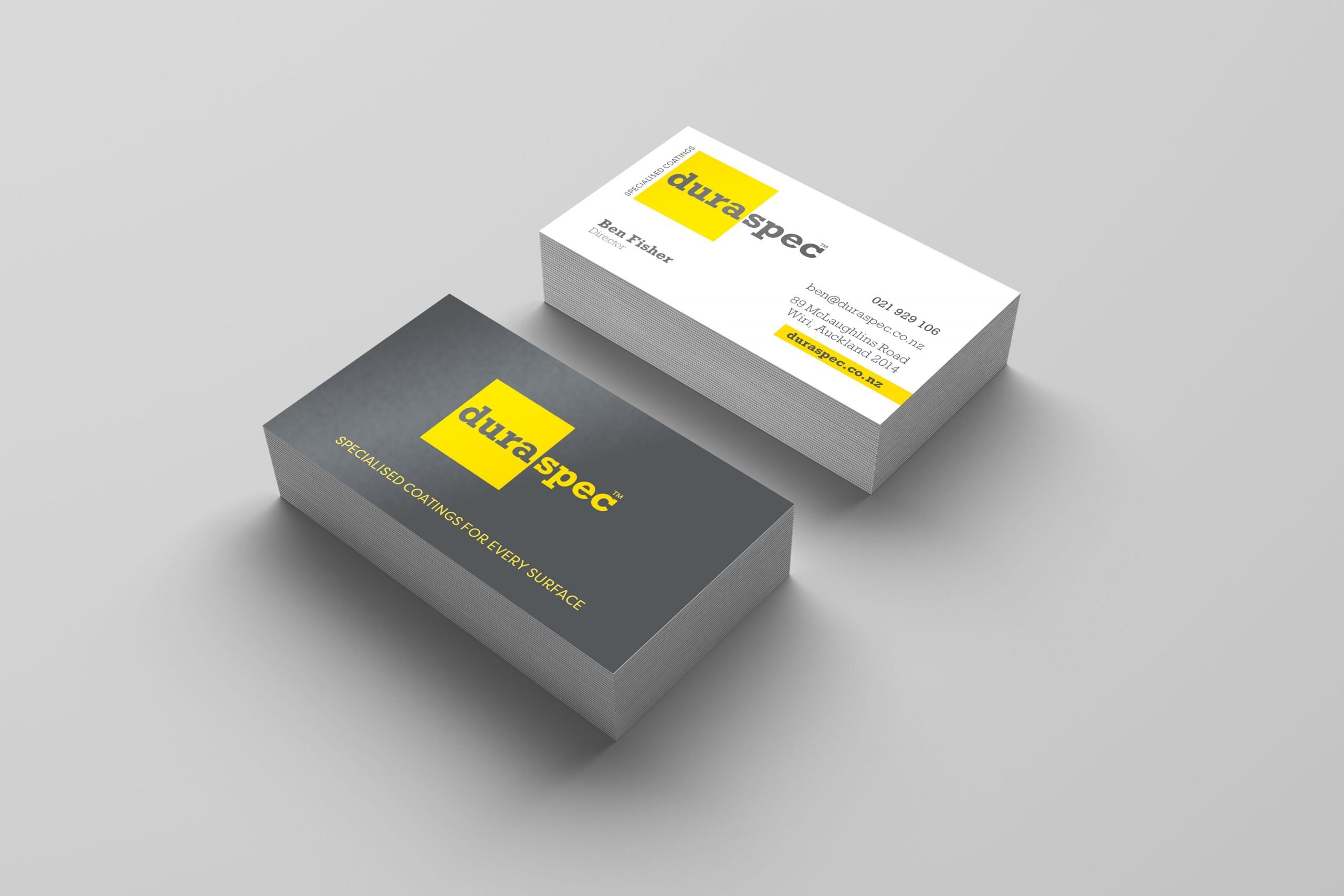 Duraspec Business Card Design